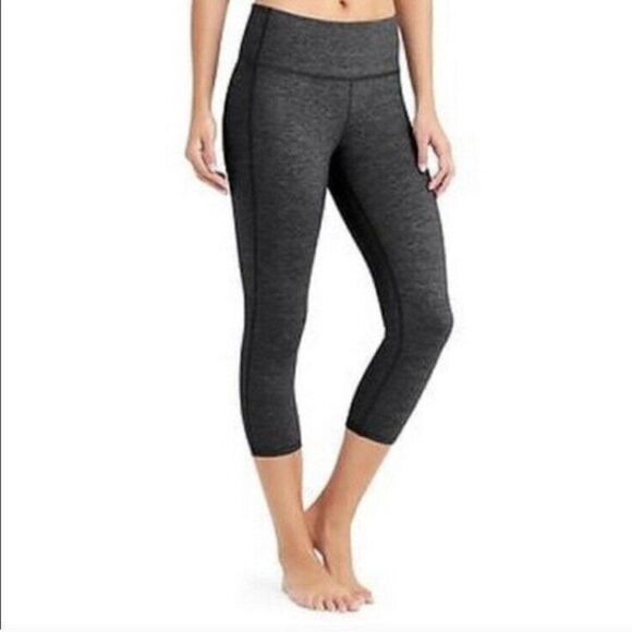 ATHLETA Chaturanga capri Black Gray - Picture 1 of 9
